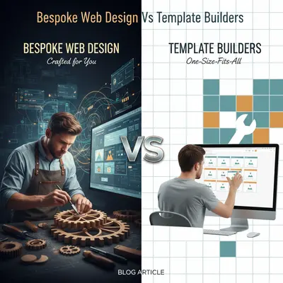 The benefits of using a bespoke website uniquely crafted for your business rather than a generic template builder